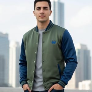 Commando Green Varsity Jacket